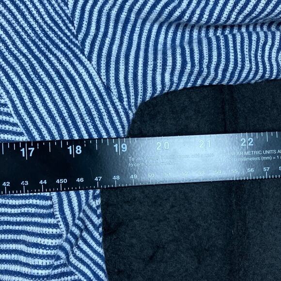 J Jill Womens Sweater Blue Striped Crew Neck Long Sleeve Modal Blend XS Petite - Picture 8 of 12